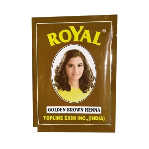 Royal Golden Brown Henna 6 Stuks